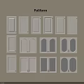 Poliform Wardrobe Doors Featuring Various Modern Design Styles Different Shapes And Glass Panels