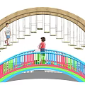 Children's Bridge Modern Bridge 3d model