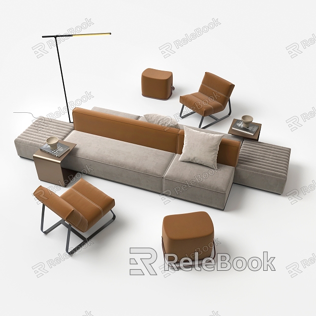 Modern Card Seat Sofa Card Seat model