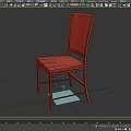 Modern Single Chair With Light Gray Upholstered Seat And Metal Frame Design