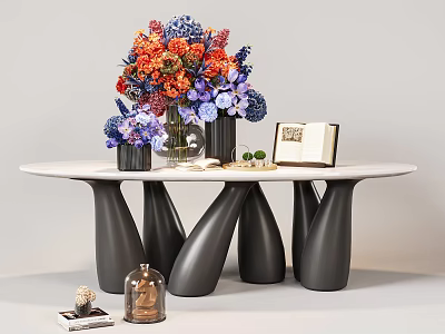 Modern jewelry combination 3d model