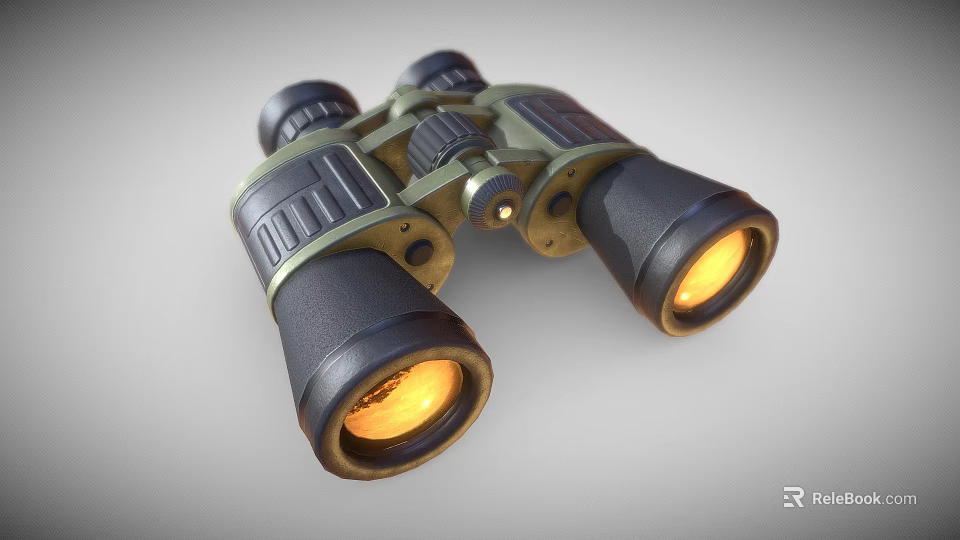 Professional Commercial Binoculars With High Definition Optics Durable Design And Ergonomic Grip 3d model 