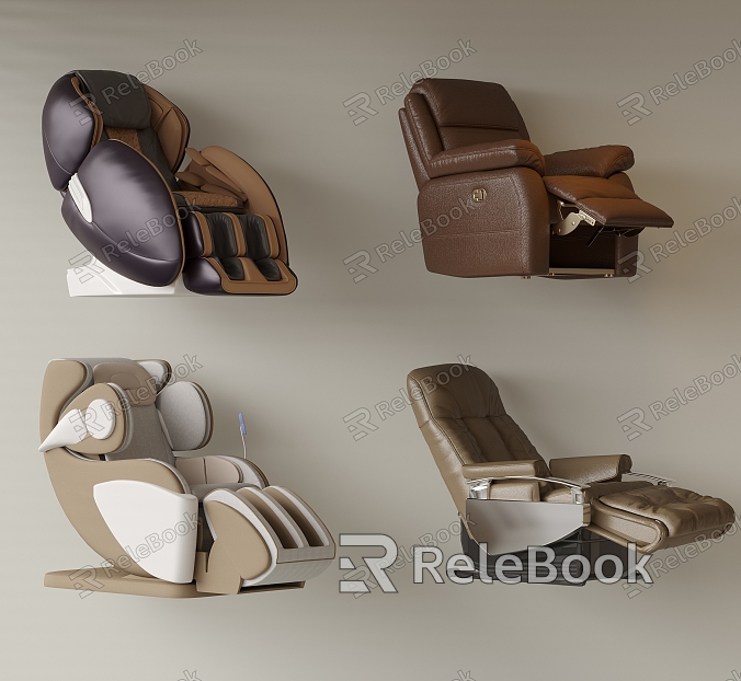 Leather Massage Chair Massage Sofa Electric Massage Chair Functional Sofa AV Room Sofa model