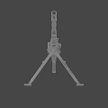 light machine gun 3d model