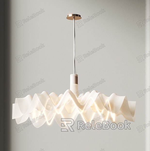 Modern Cream Wind Chandelier Cream Decorative Chandelier model