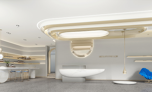 Light Luxury Beauty Salon 3d model