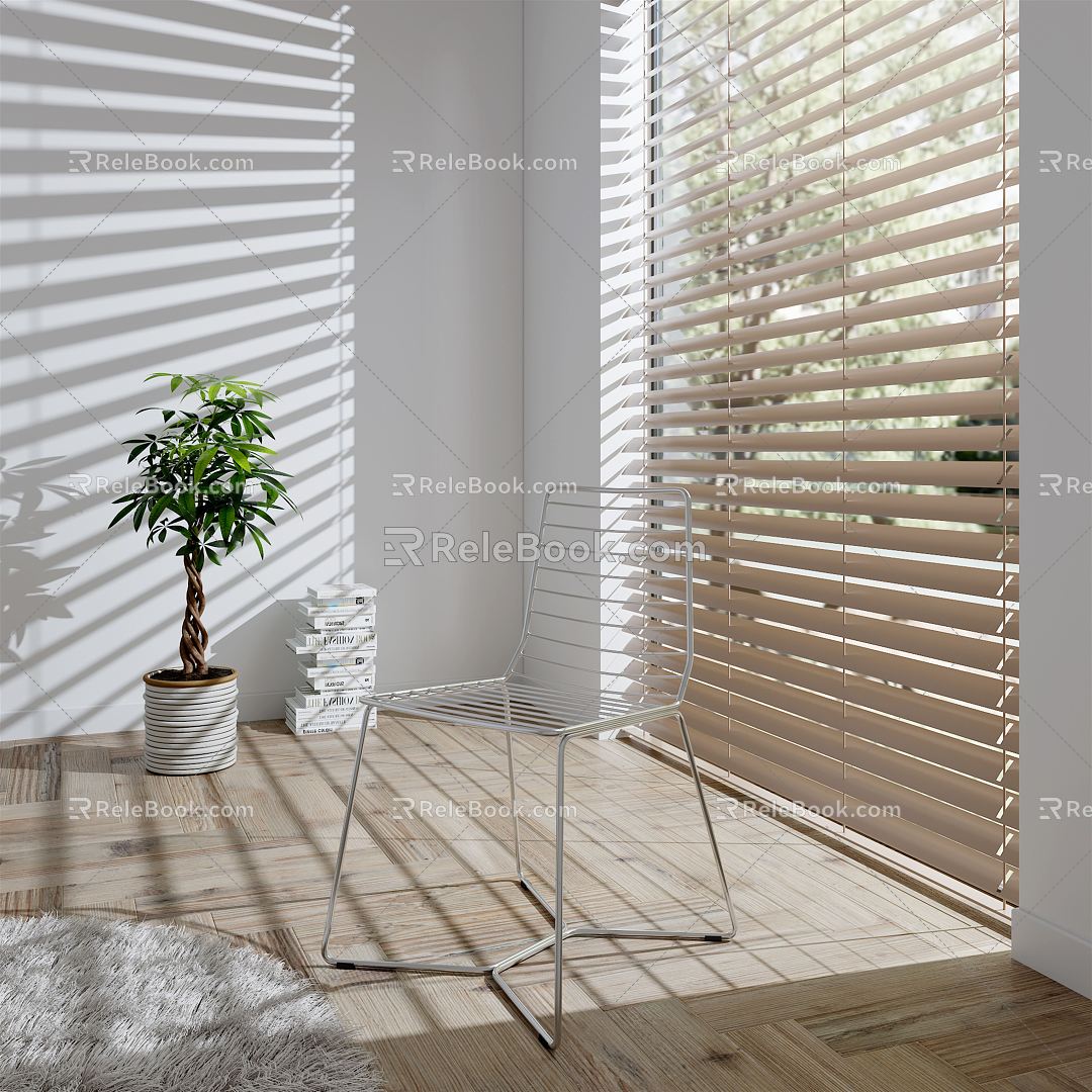 Modern venetian blinds 3d model