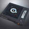 RHYMEA Gas Stove Kitchen Appliance With Single Burner And Control Knob