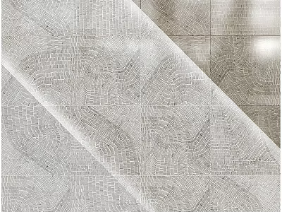 Textured Decorative Material With Intricate Patterns 3d model