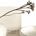 Modern Elegant Decorative Ornament Collection With Marble Vase Wooden Bowl Lamp And Sculpture
