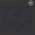 Yellow Industrial Robotic Arms In Various Poses For Automation Use