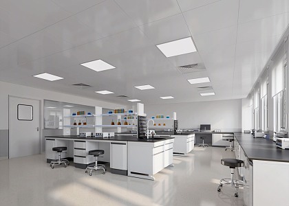 Modern Laboratory 3d model