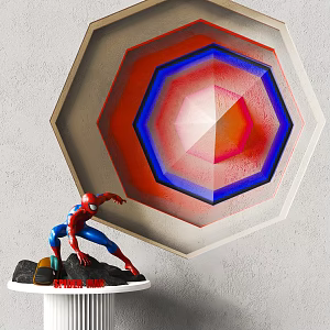 Modern Wall Decoration 3d model