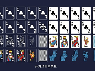 Poker Game Card Poker Game Poker Face Book Spades Red Squares Plum Leaf Play 3d model