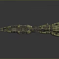 Futuristic Spacecraft Model For Cosmic Exploration With Intricate Design And Components