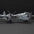 Realistic German World War II Aircraft Modern Realistic Aircraft Fighter German War World War II Bomber Military 3d model