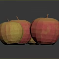 Shiny Red and Yellow Apples Arranged on Black Surface with Vibrant Hues