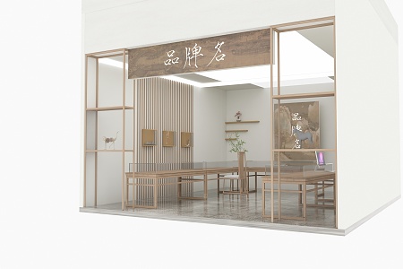 Chinese Jewelry Shop 3d model