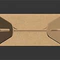 Ornament Decor Combination Display Box with Brown Kraft Paper Handle and Storage Slots