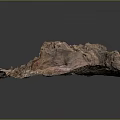 Natural Rocky Landscape Showcasing Irregular Reddish Brown Layered Textured Rock Formation In Natural Environment