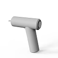 White Portable Handheld Electric Tool With Ergonomic Handle And Metal Tip