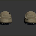 Modern Shoes Lazy Shoes Loafers Flats 3d model