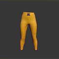 Stylish Yellow Cargo Pants With Multiple Pockets Zipper Details And Functional Design