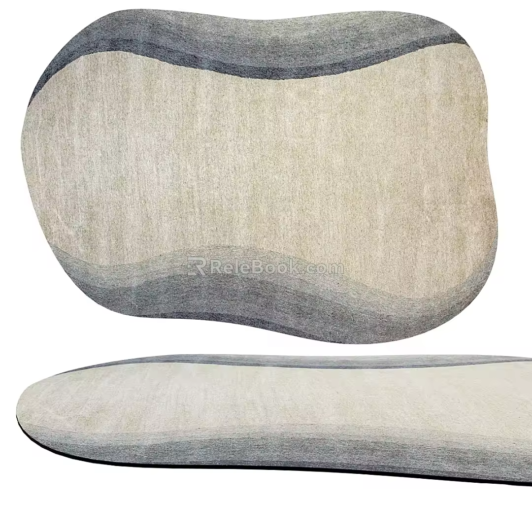 Modern Simple Carpet Simple Carpet Living Room Carpet 3d model