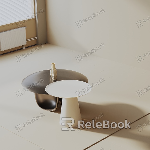 Modern coffee table model