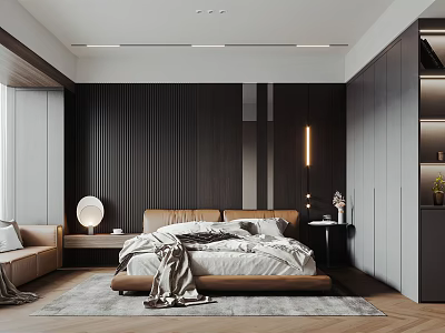 Modern Bedroom Home Bedroom 3d model