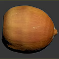 Fresh Ripe Orange Fruit Cut Open Revealing Seed Filled Interior On Dark Surface