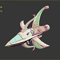 Modern Spaceship Spacecraft 3d model