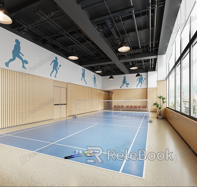 Badminton Hall model