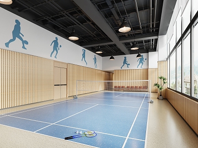 Badminton Hall model