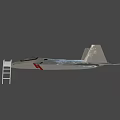 Modern Stealth Fighter Jet With Visible Cockpit And Deployed Landing Gear