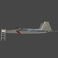 Aircraft Raptor Fighter 3d model