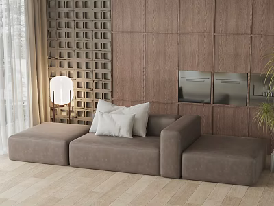 Modern Multiplayer Sofa 3d model