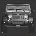Silver And Black Off Road Vehicle With Hardtop Large Tires And Front Grille Design