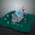 Catacombs graveyard graveyard graveyard graveyard cartoon graveyard cartoon graveyard cartoon graveyard 3d model