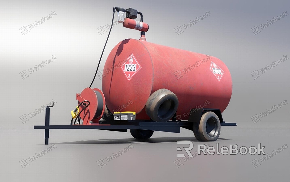 Mobile gas tank model