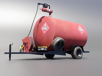 Mobile gas tank model