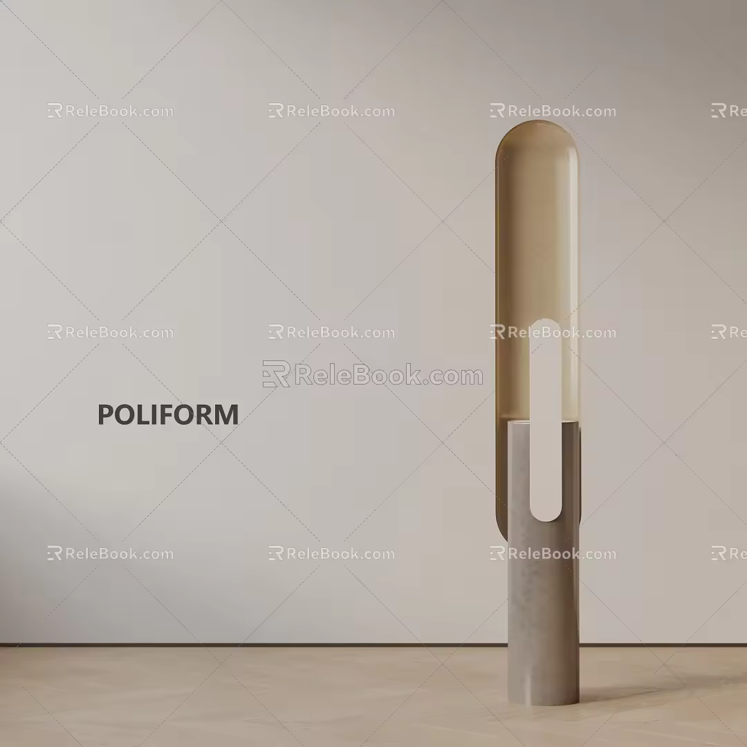 Modern floor lamp 3d model