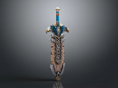 Modern Sword Magic Sword Magic Sword 3d model Modern Sword Magic Sword Magic Sword 3d model
