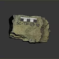 Rock Block Rock Block Rock Specimen Boulder Big Stone Block Rock Stratum Rock Stratum Rock Stratum Rock 3d model