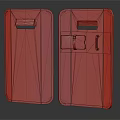 Pair Of Vintage Police Shields With Tactical Design And Metal Construction