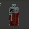 Red And Gray Self Storage Unit With Circular Sign And Storage King Label