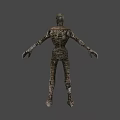 Game Movie Mummy Character With Bandaged Body And Ancient Egyptian Features