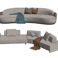 Modern Multiplayer Sofa 3d model