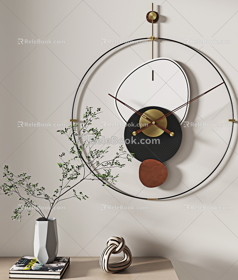 Modern Clock 3d model