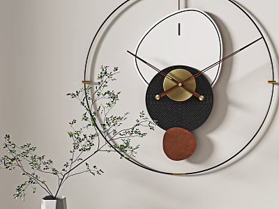 Modern Clock 3d model